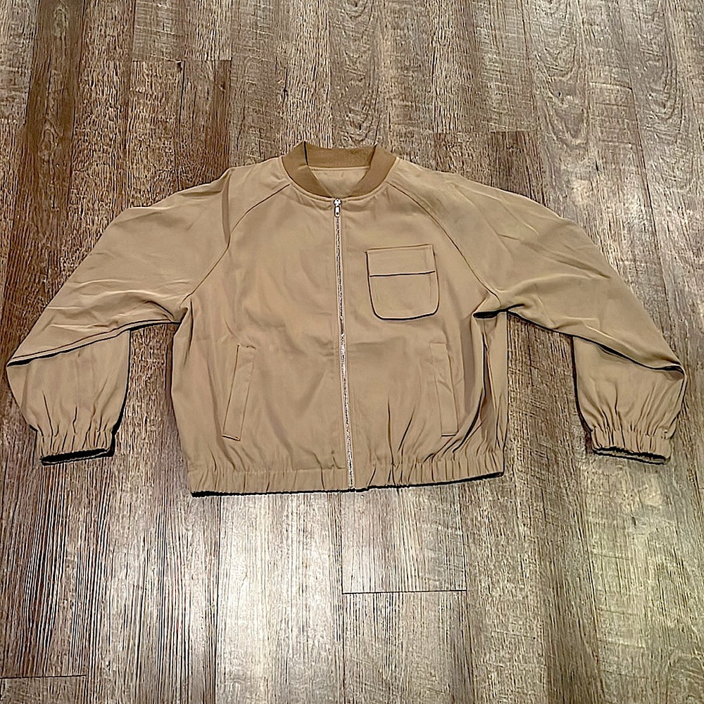 Bomber Jacket - Medium - Light “Army” Green